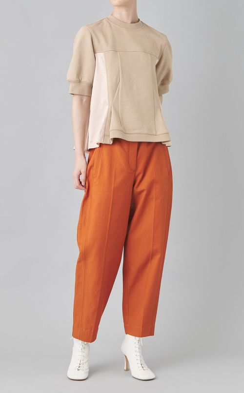 サテンコンボカットプルオーバー