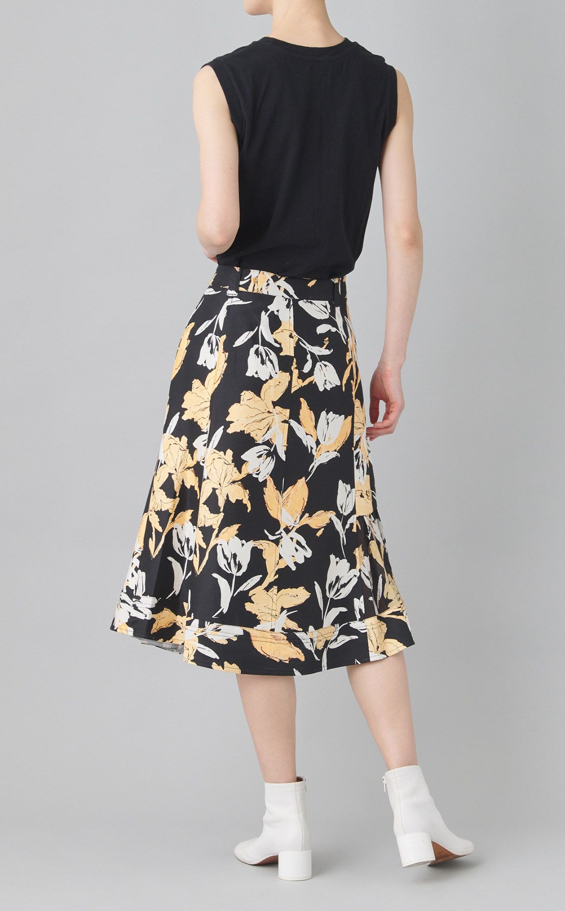 3.1 Phillip Lim｜フラワープリントレイヤードスカート