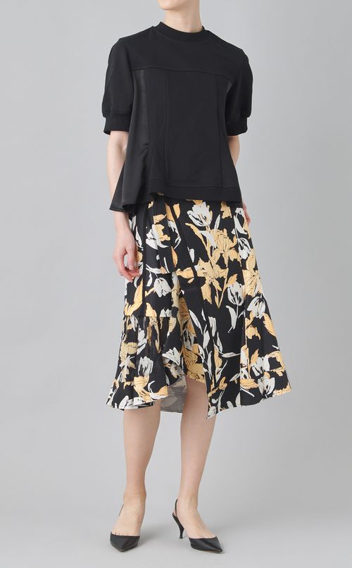 サテンコンボカットプルオーバー