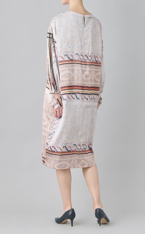 モザイクプリントワンピース