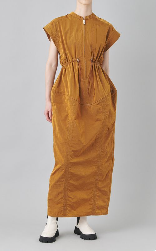 ウエストブラウジングワンピース