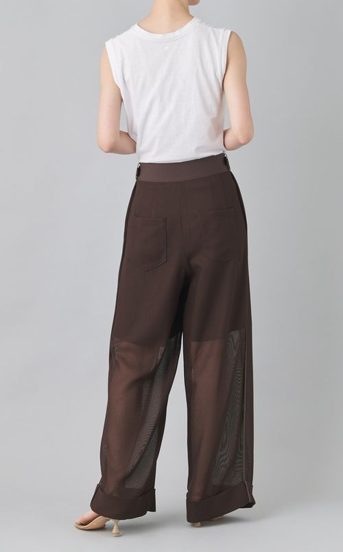 メッシュワイドグルカパンツ