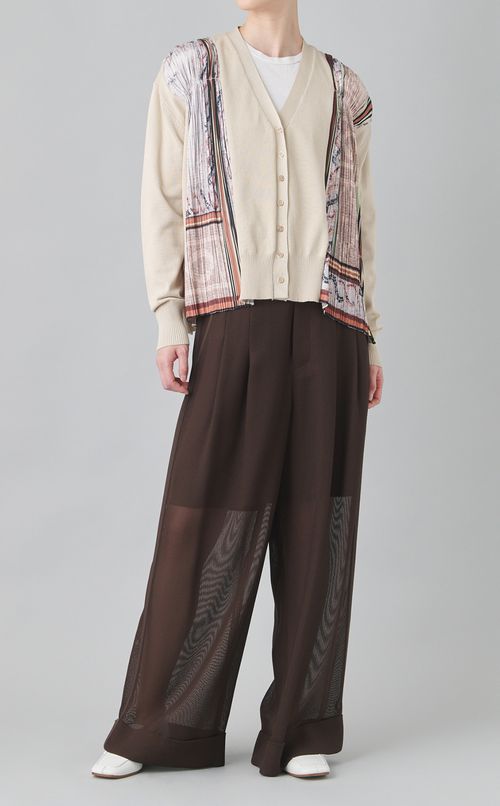 メッシュワイドグルカパンツ