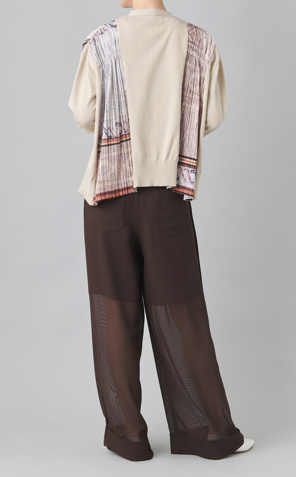 モザイクプリントコンビカーディガン