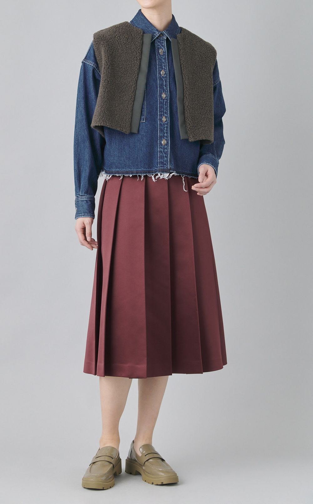 プードルボアショートジレ