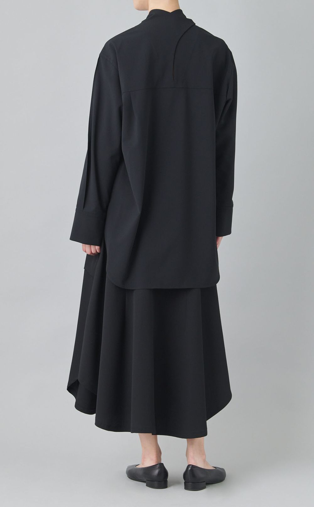 スカーフボウタイシャツ