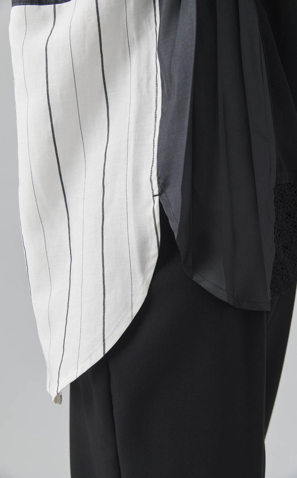 【reADdress】リメイクスタンドカラーシャツ