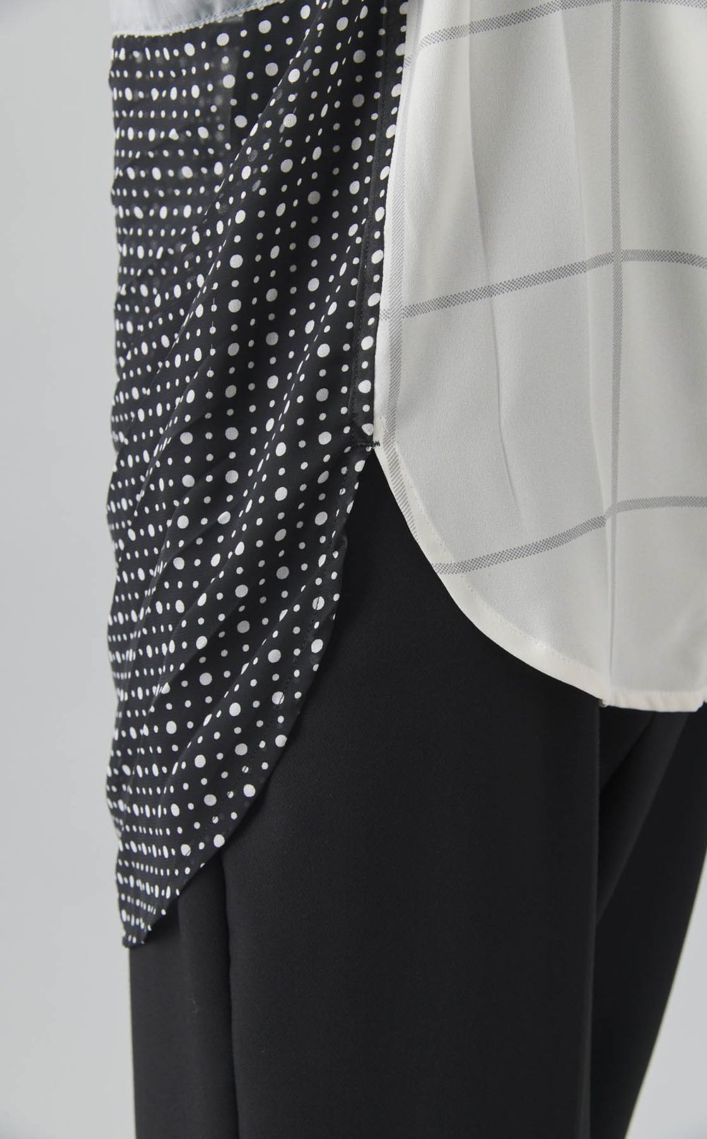 【reADdress】リメイクスタンドカラーシャツ