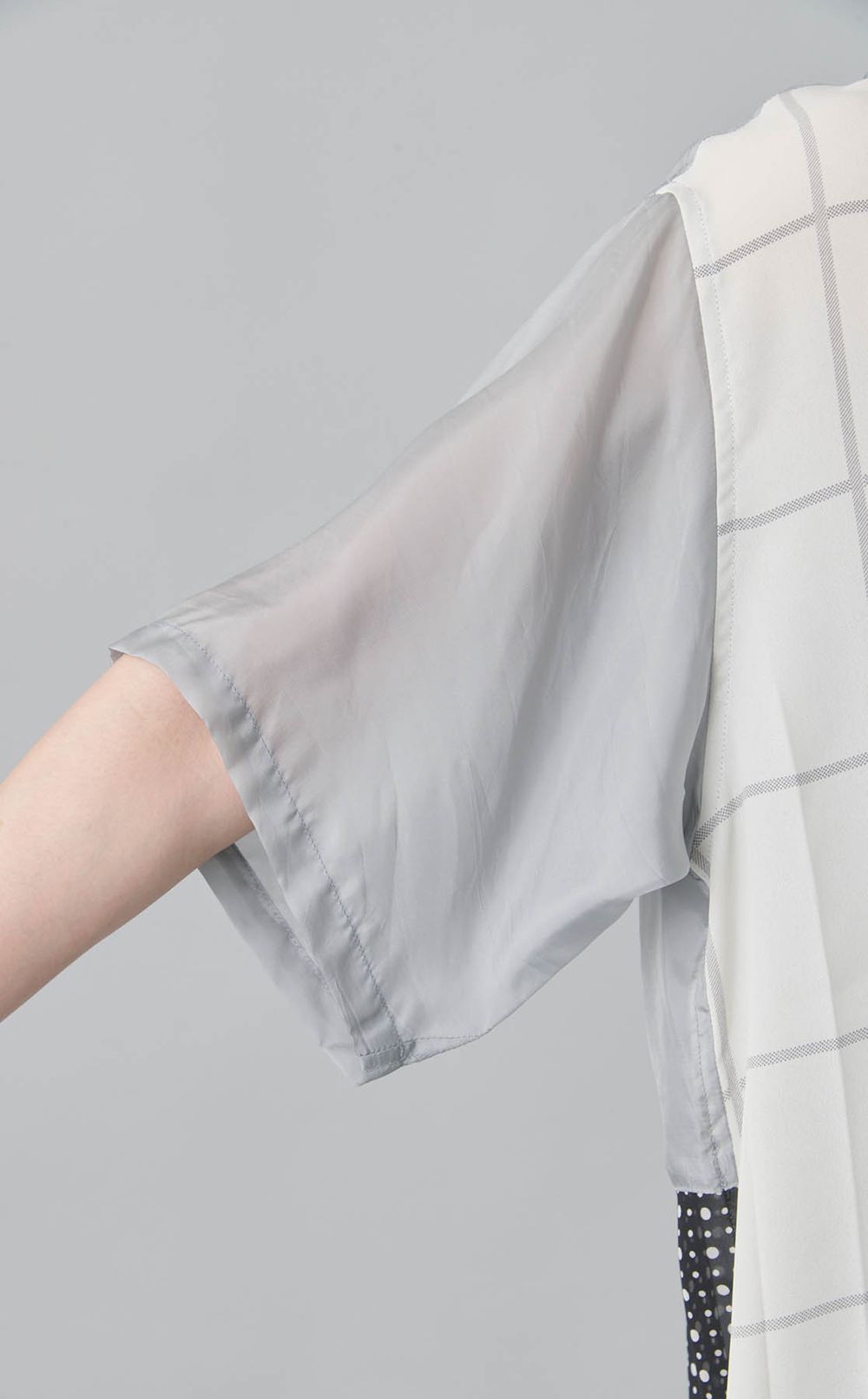 【reADdress】リメイクスタンドカラーシャツ