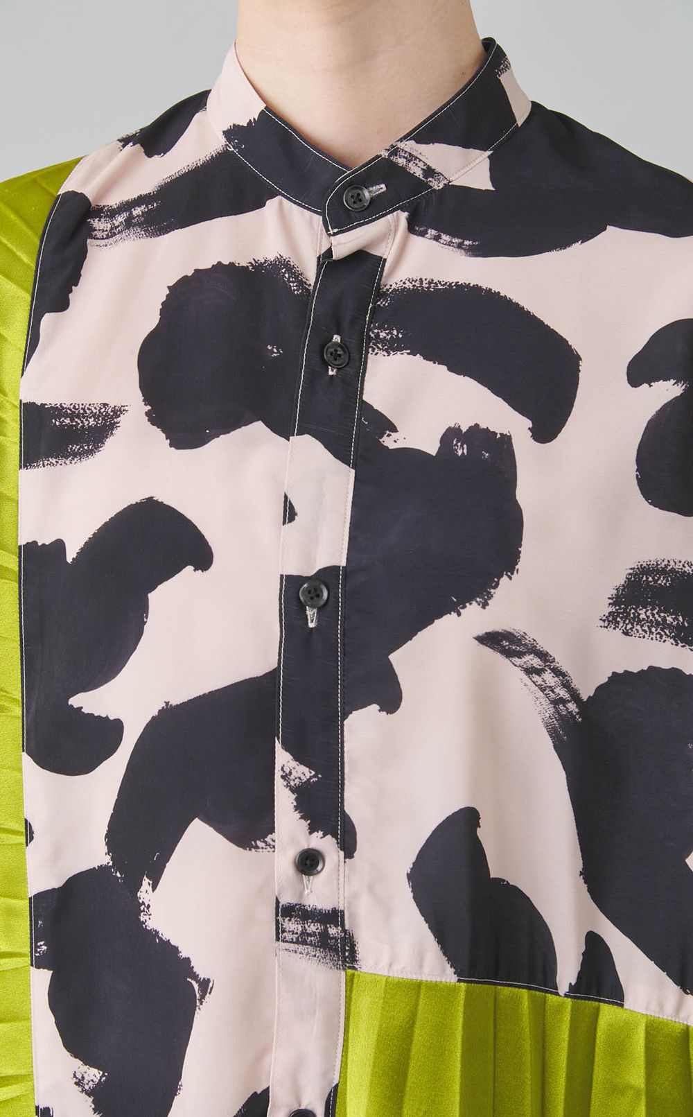 【reADdress】リメイクスタンドカラーシャツ