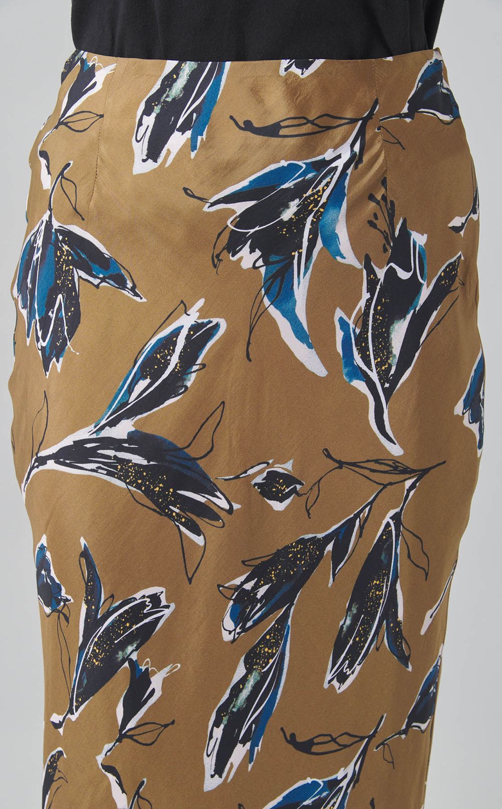 フラワープリントロングスカート