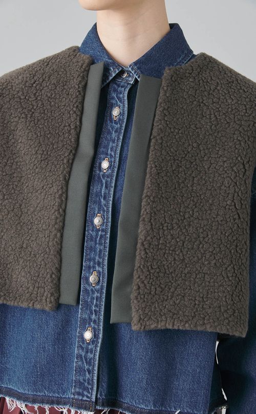 プードルボアショートジレ