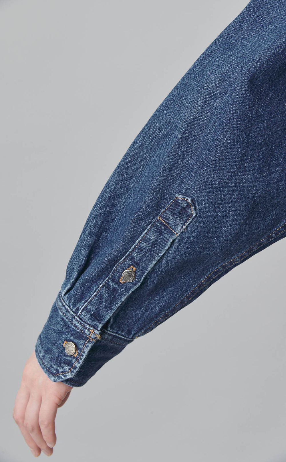 デニムショートシャツブルゾン