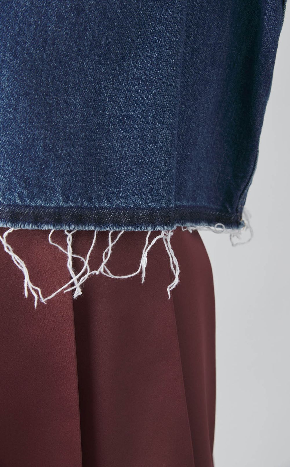 デニムショートシャツブルゾン