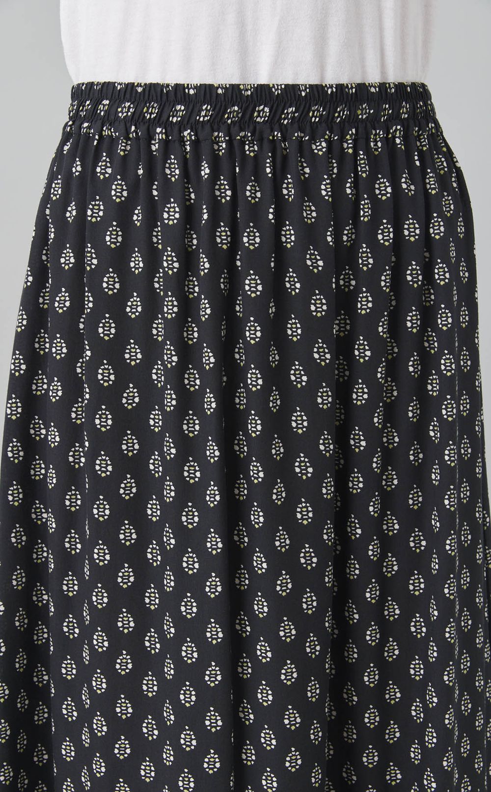 プリントティアードフリルスカート