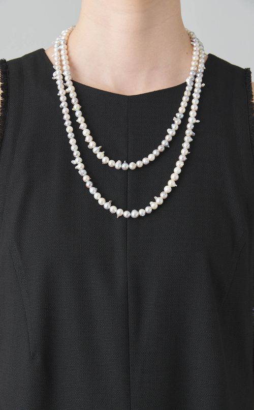 アコヤバロックパールロングネックレス