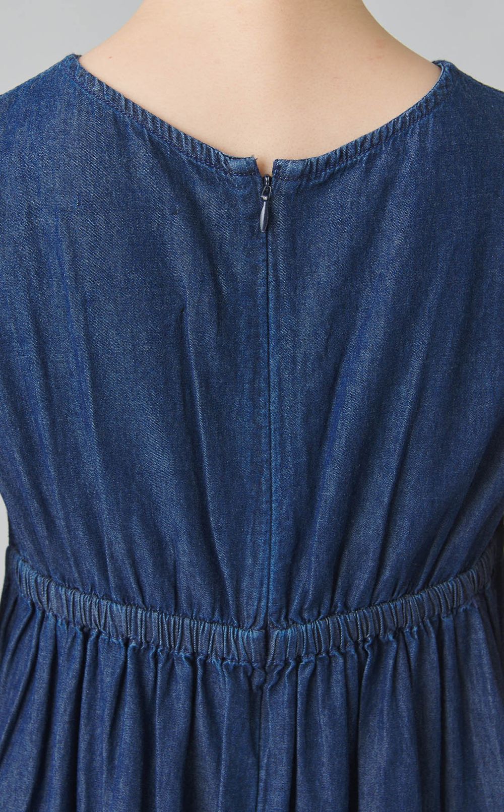 コットンタックワンピース