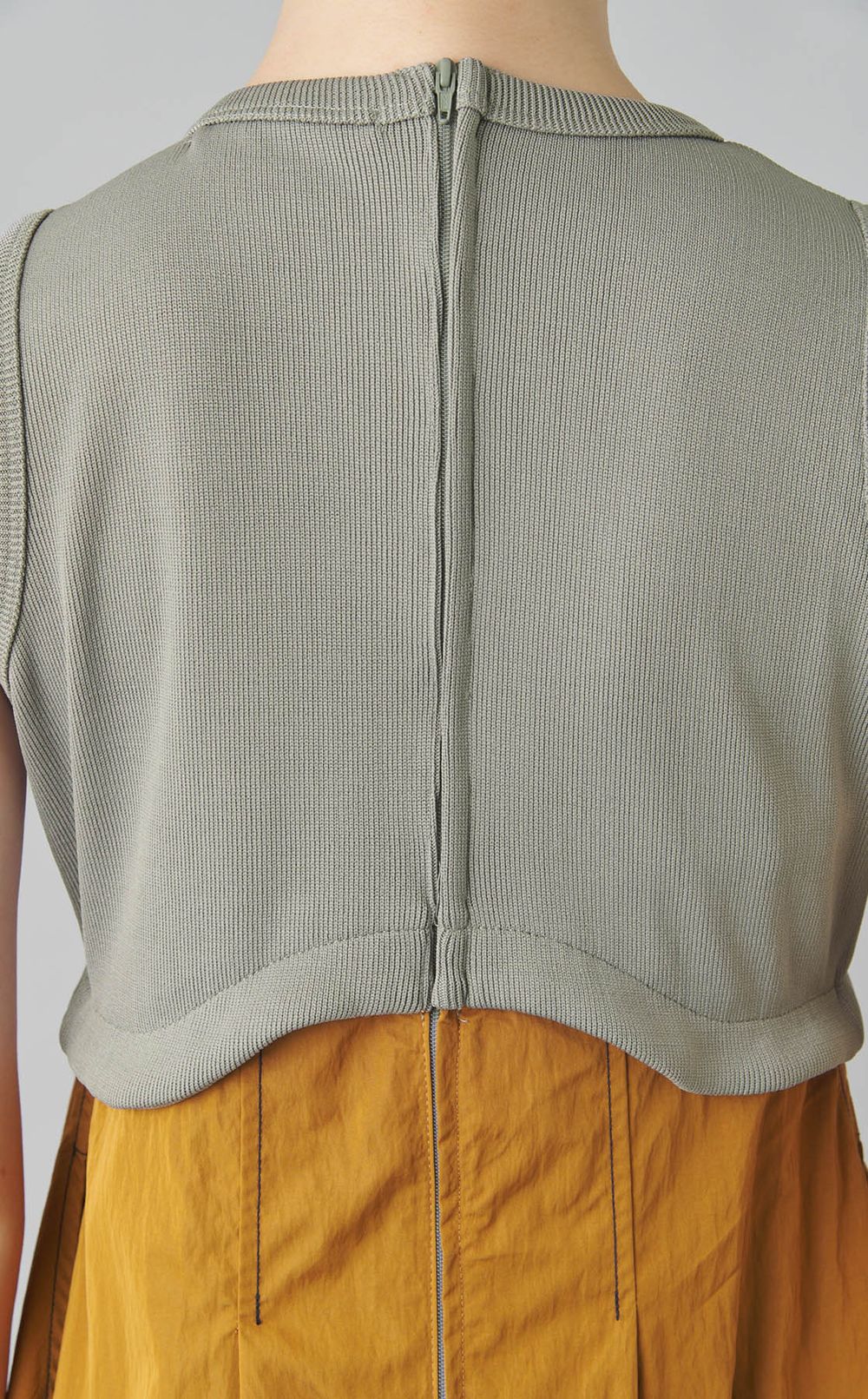 異素材コンビオールインワン