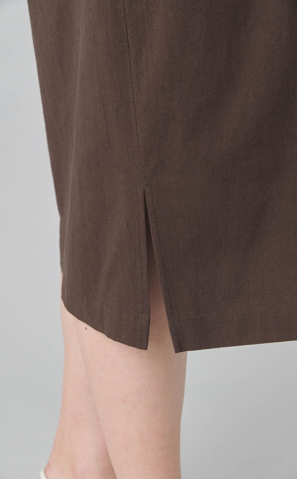 コード刺繍 Iラインワンピース