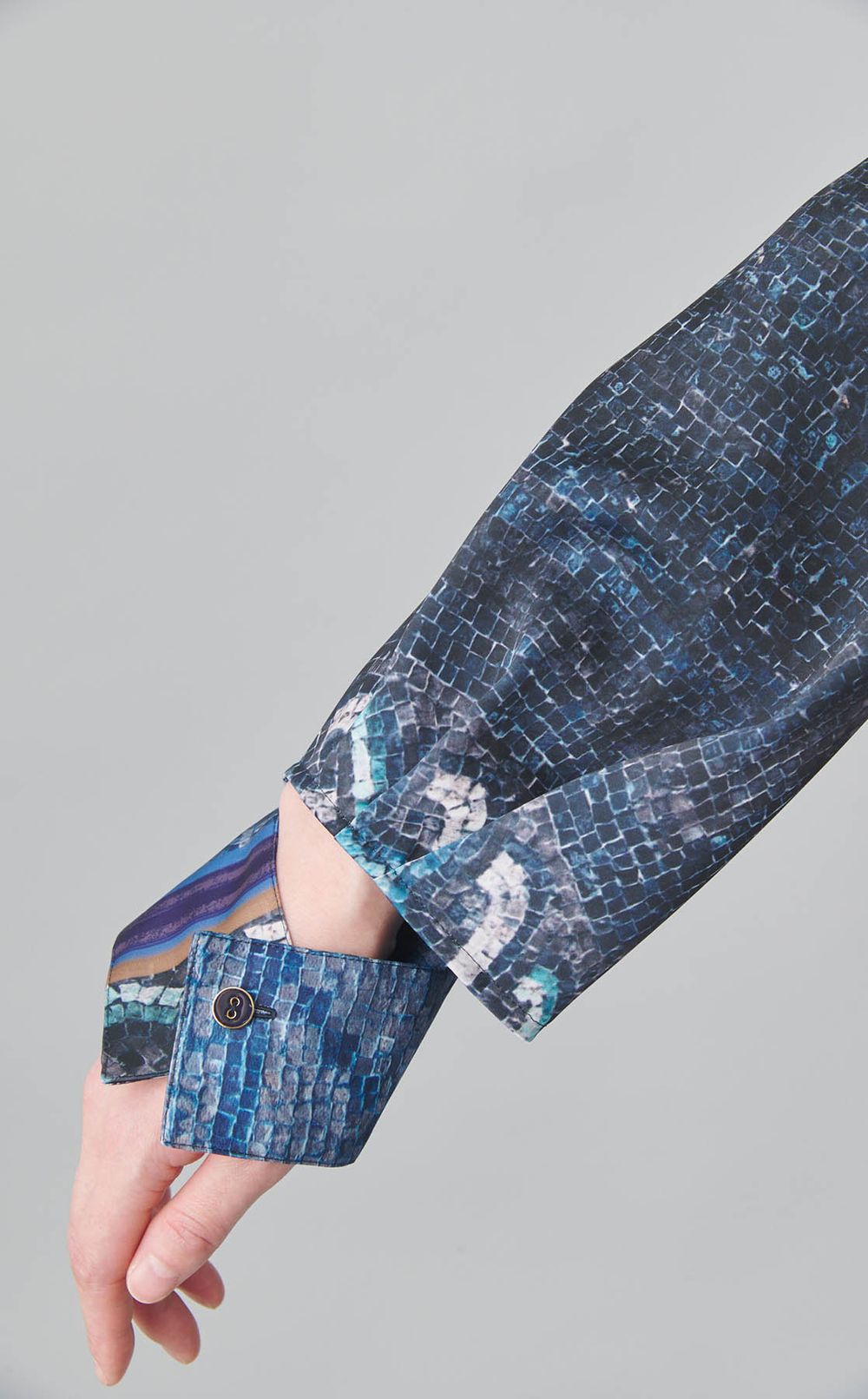 モザイクプリントワンピース