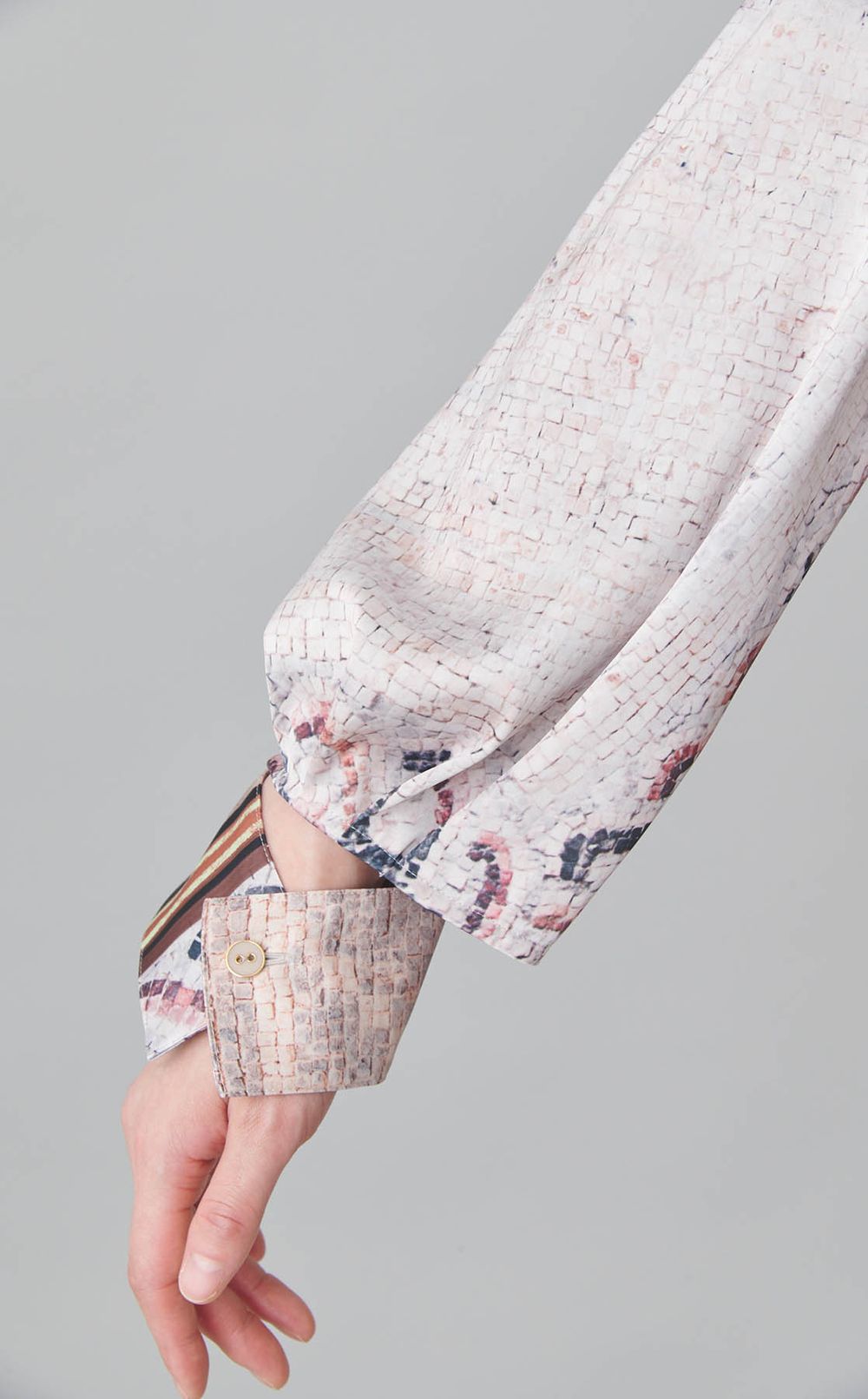 モザイクプリントワンピース