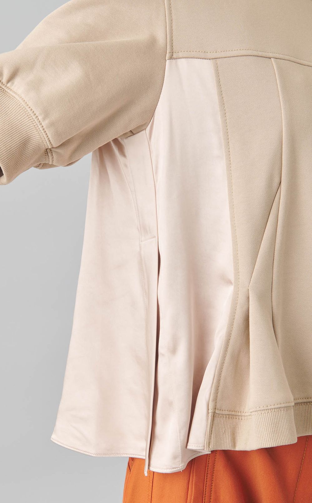 サテンコンボカットプルオーバー