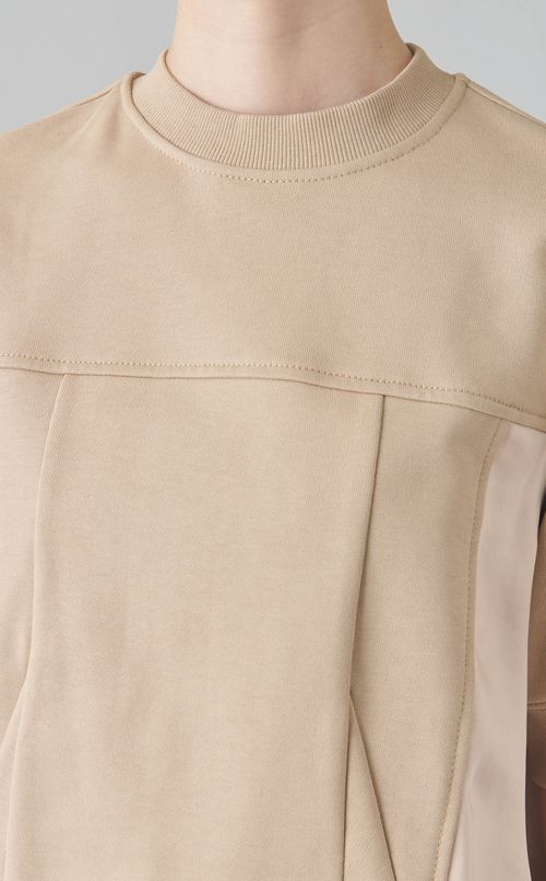 サテンコンボカットプルオーバー