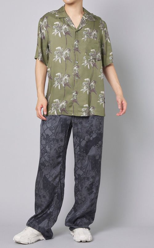 プリントビーチシャツ