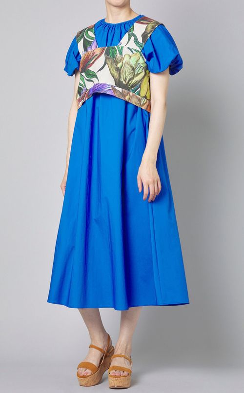 ボタニカルプリントビスチェ