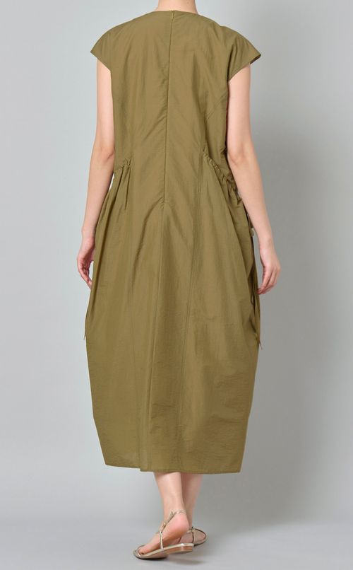 タフタフレンチスリーブワンピース