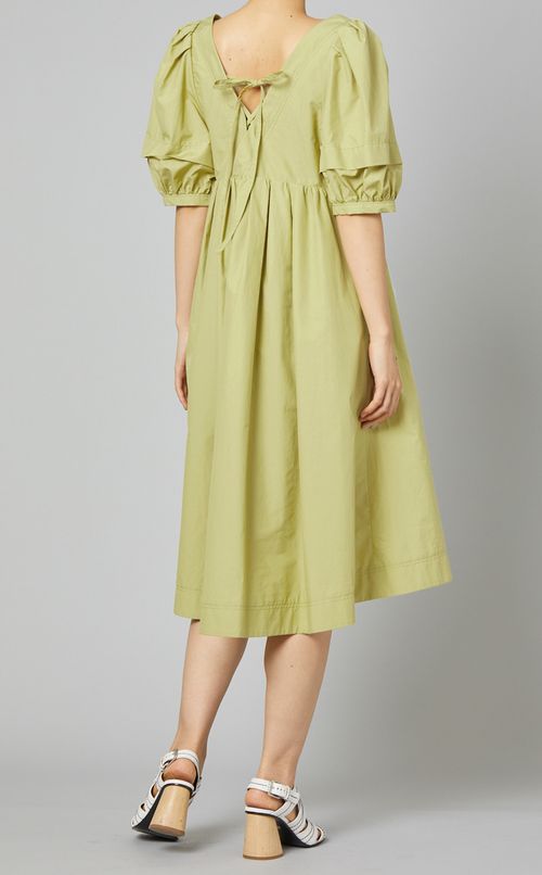 ボリュームスリーブワンピース