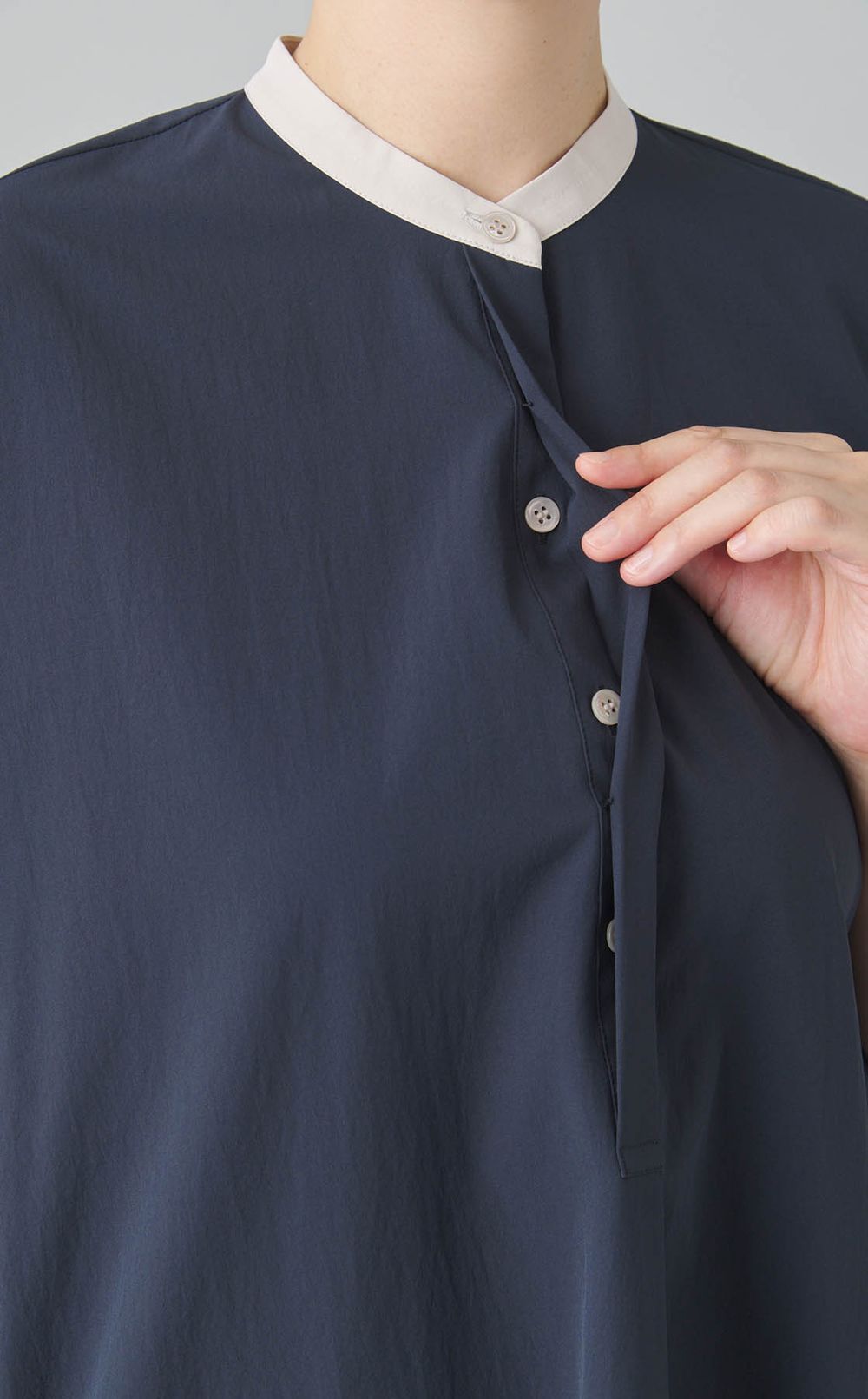 タイプライターバンドカラーワンピース