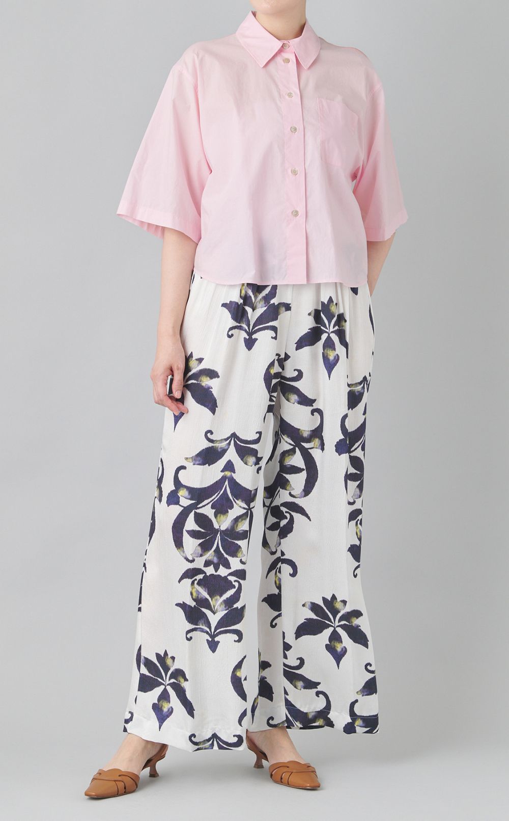 プリントイージーパンツ