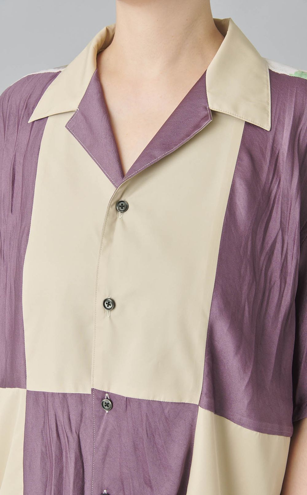 【reADdress】オープンカラーシャツ