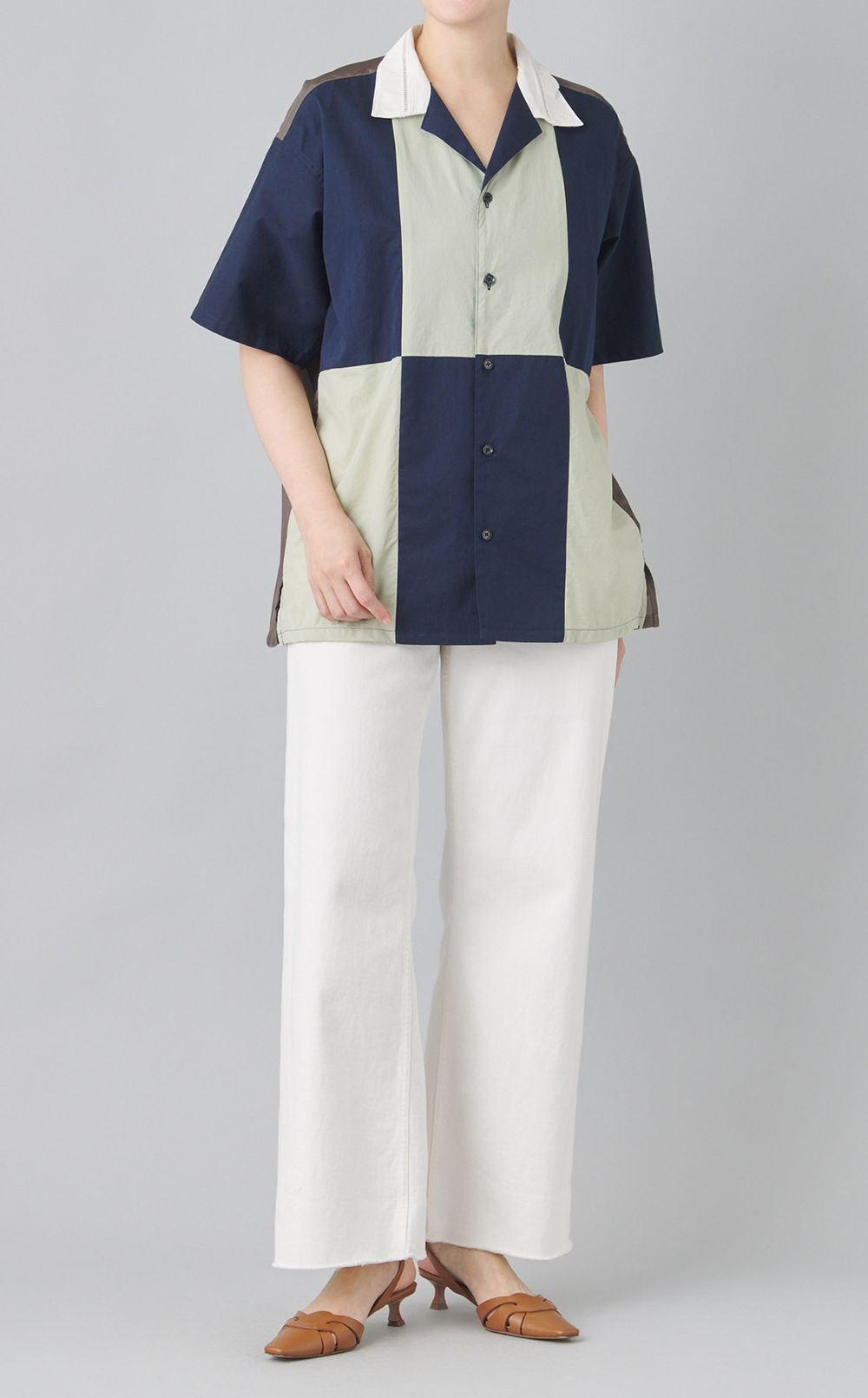 【reADdress】オープンカラーシャツ