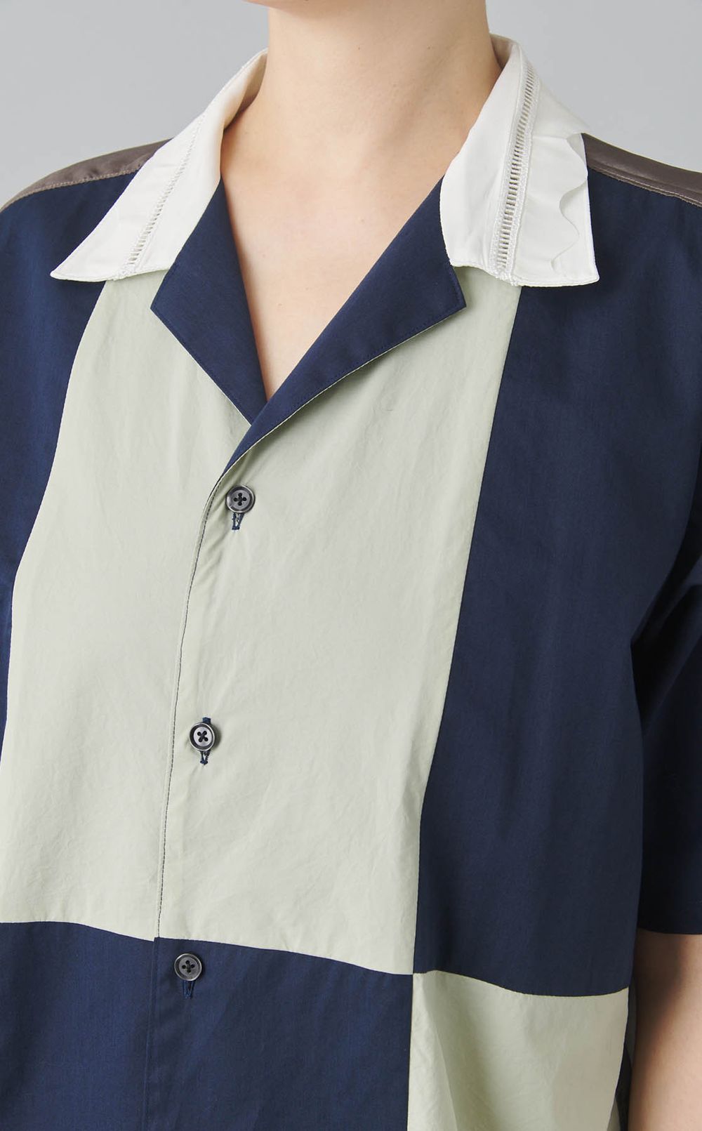 【reADdress】オープンカラーシャツ