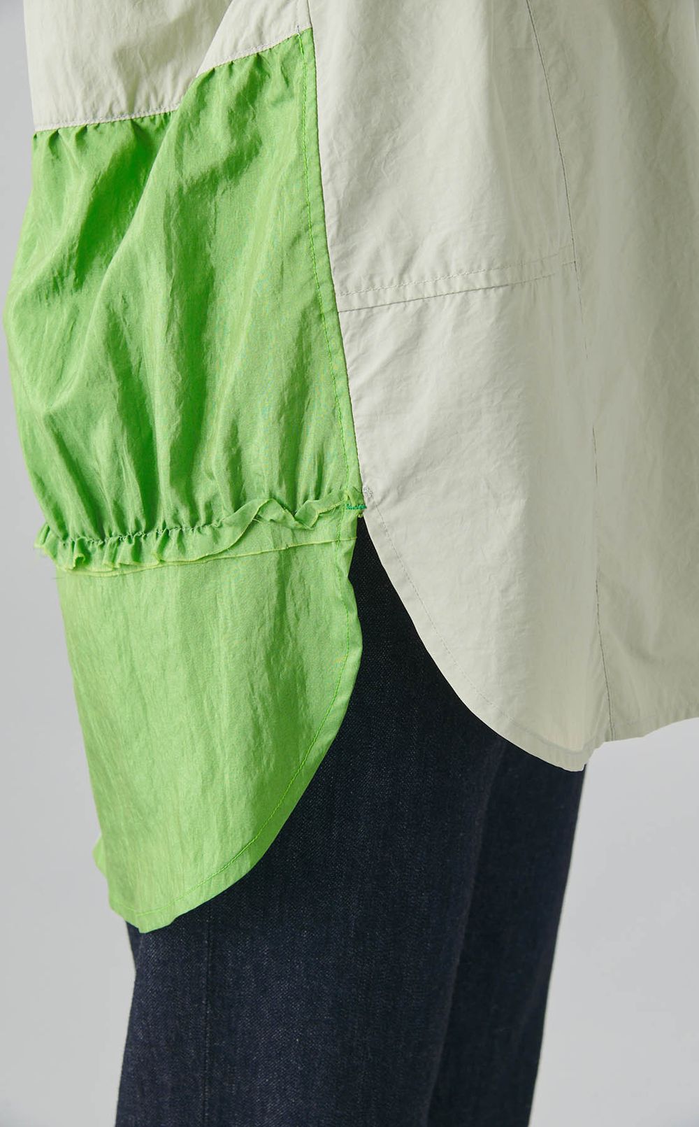 【reADdress】リメイクスタンドカラーシャツ