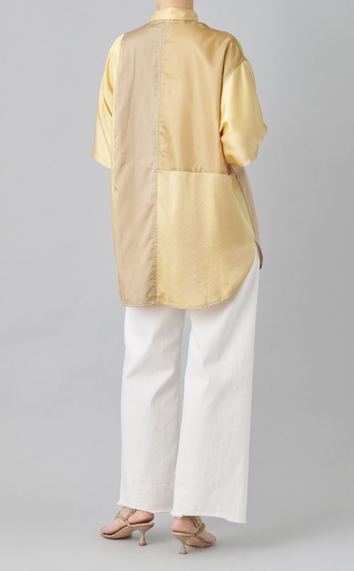 【reADdress】リメイクスタンドカラーシャツ