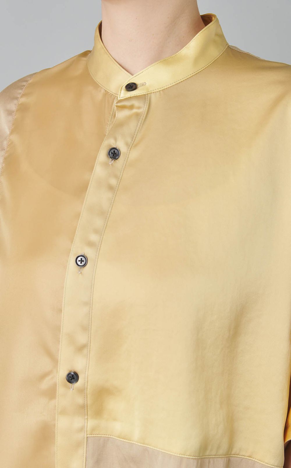 【reADdress】リメイクスタンドカラーシャツ