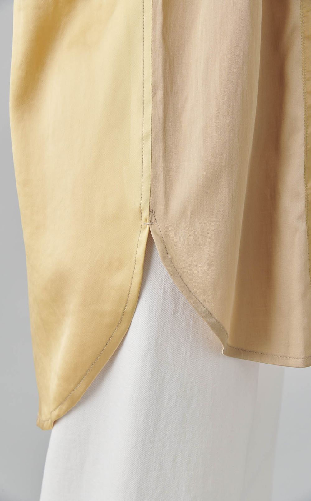 【reADdress】リメイクスタンドカラーシャツ