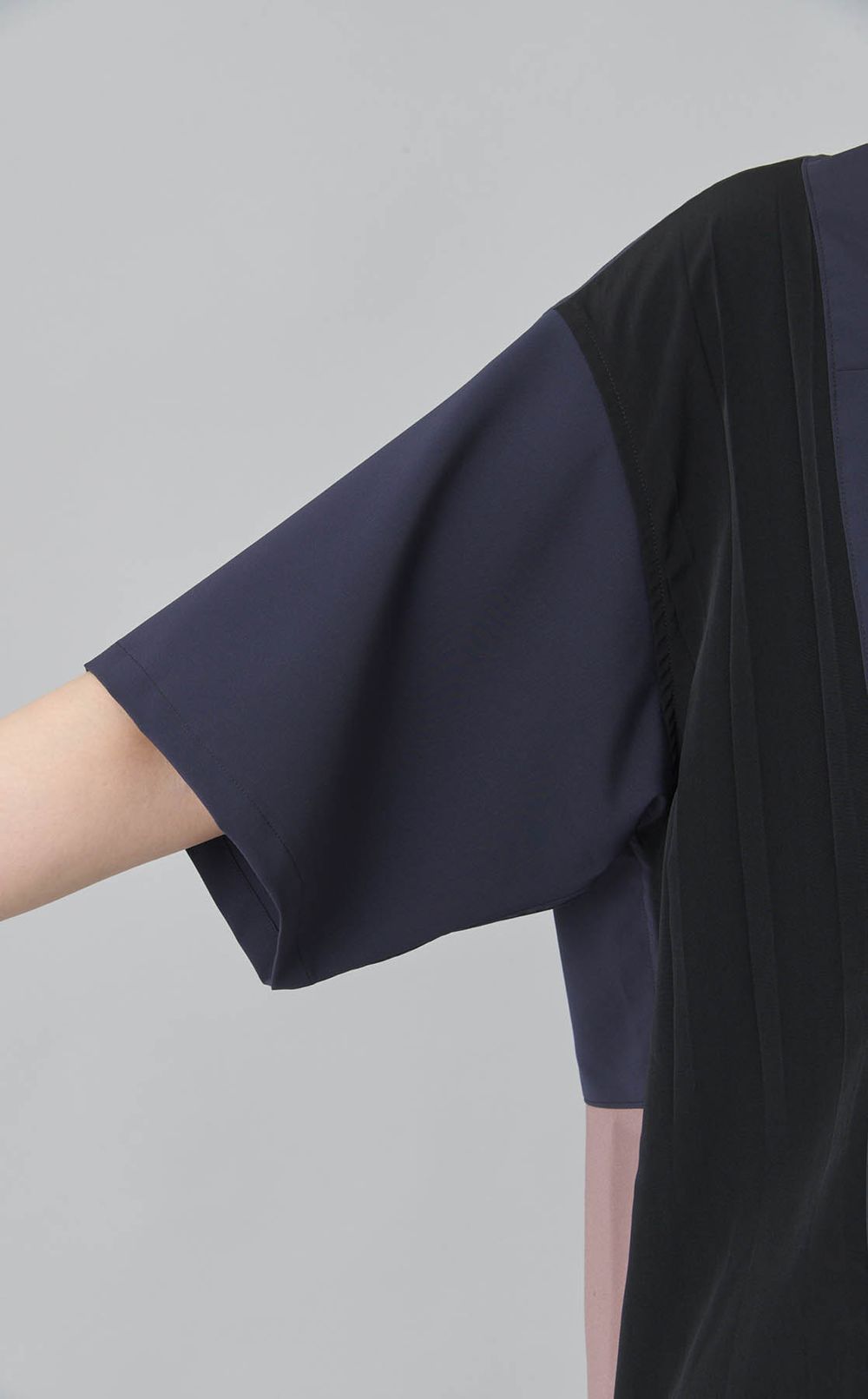 【reADdress】リメイクスタンドカラーシャツ