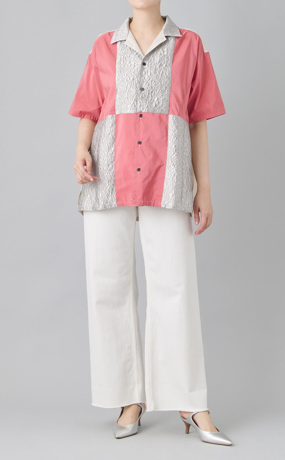 【reADdress】オープンカラーシャツ