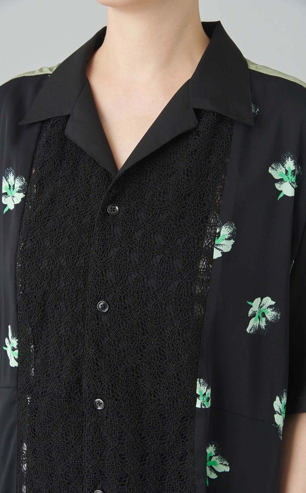 【reADdress】オープンカラーシャツ