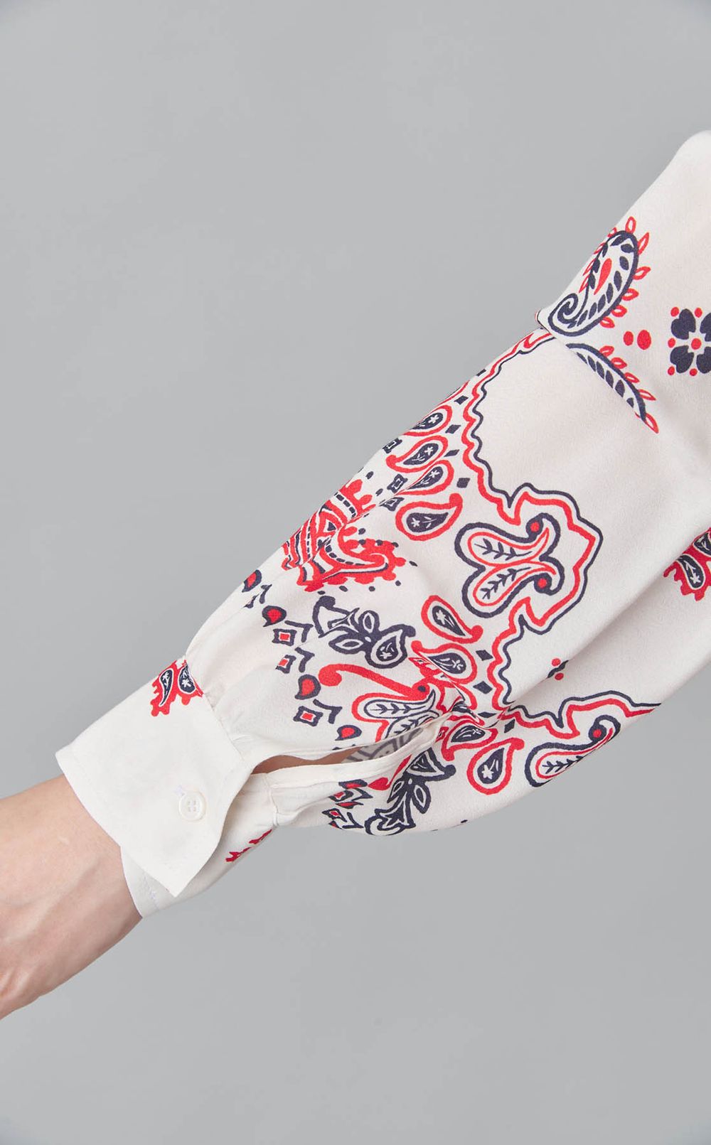 バンダナプリン卜シャツワンピース