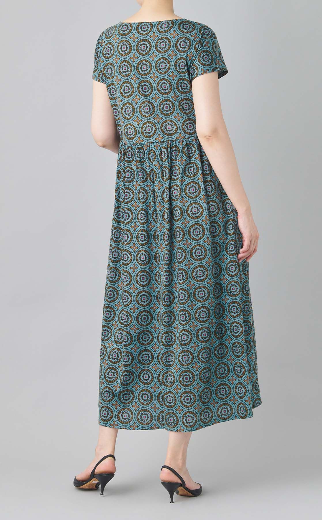 Weekend Max Mara｜プリントギャザージャージワンピース