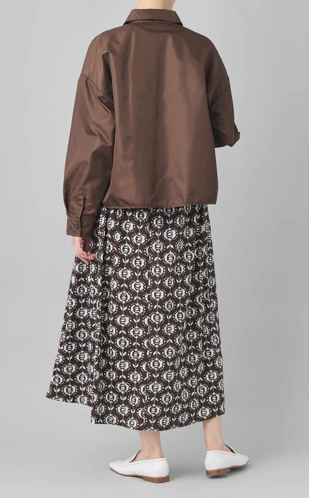 ナイロンツイルシャツブルゾン