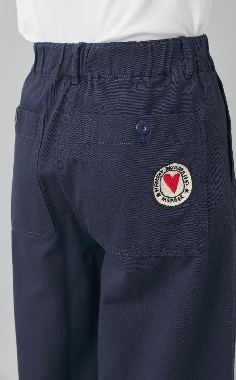 エンブロイダリーコットンワークパンツ