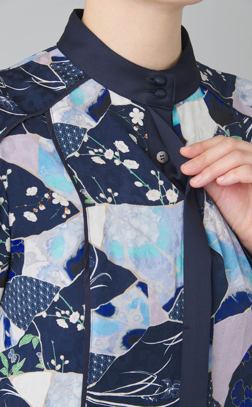 金継ぎプリント2wayドレス