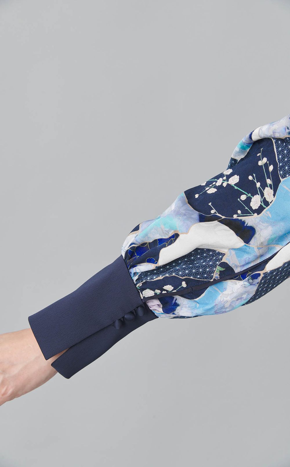 金継ぎプリント2wayドレス