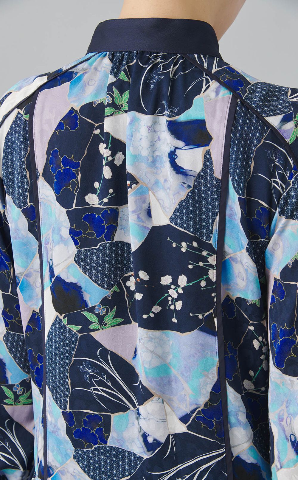 金継ぎプリント2wayドレス